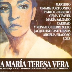 Portada de A María Teresa Vera